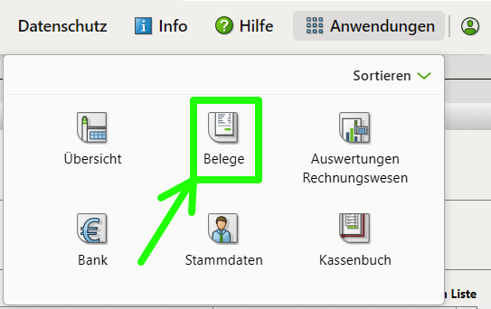 DATEV Belege