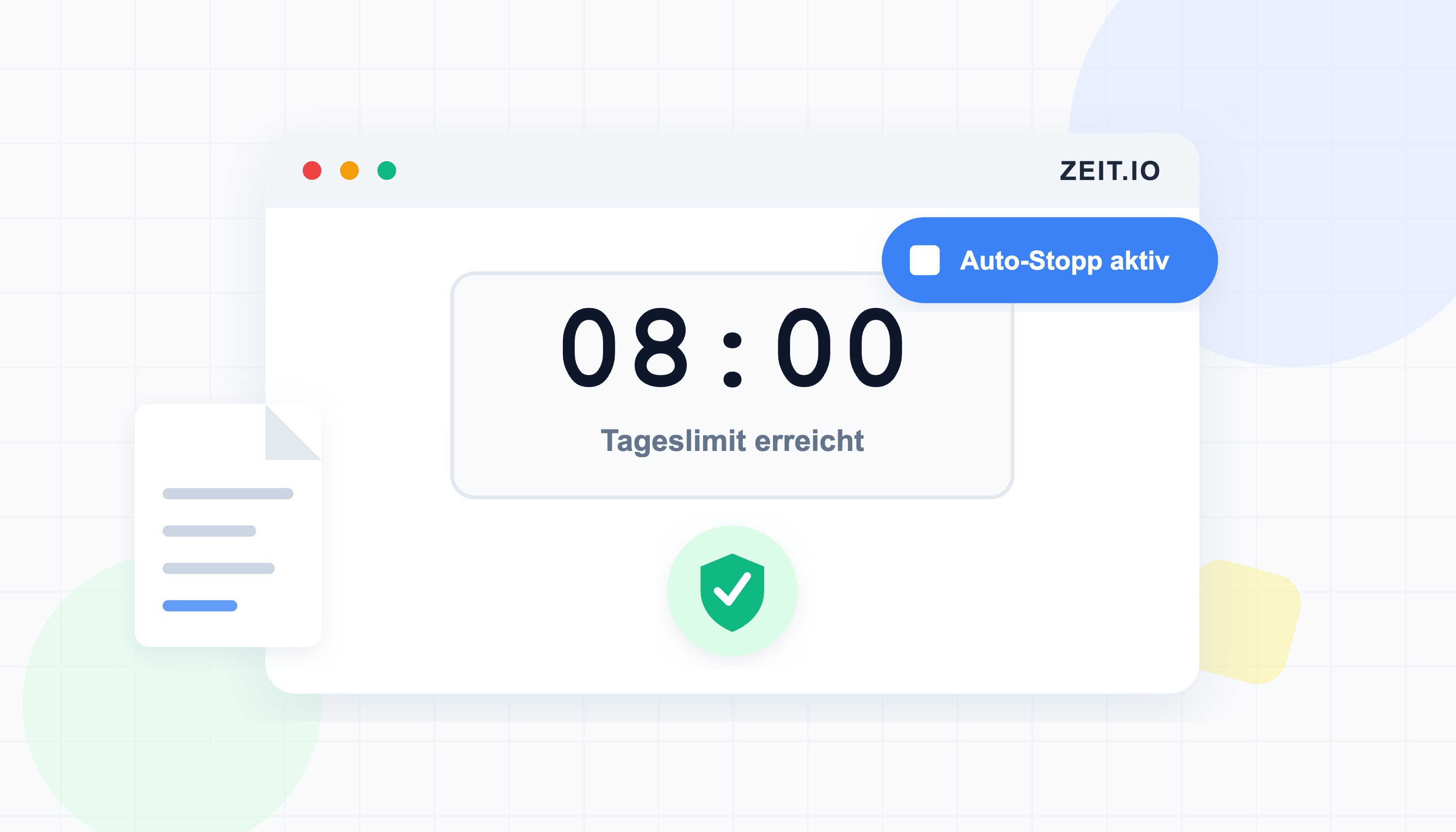 Auto-Stopp at ZEIT.IO