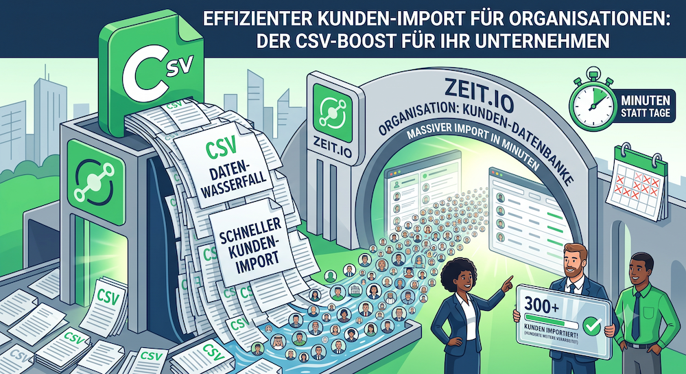 ZEIT.IO Customer CSV Import